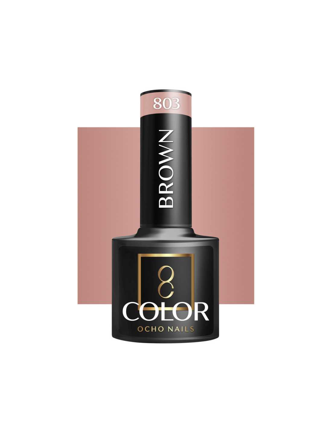 OCHO NAILS Hybrid Brown Polish 803 -5 g