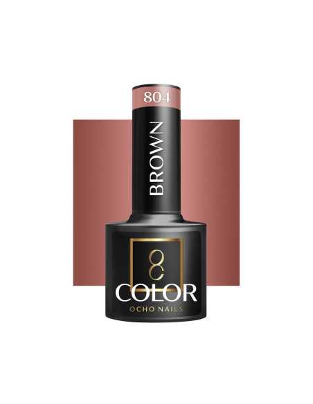 OCHO NAILS Hybrid varnish brown 804 -5 g