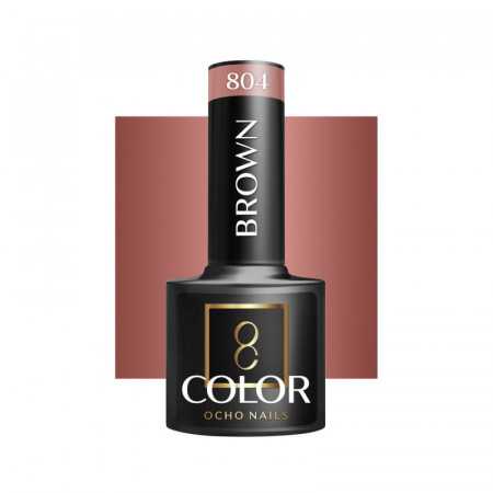 OCHO NAILS Lakier hybrydowy brown 804 -5 g