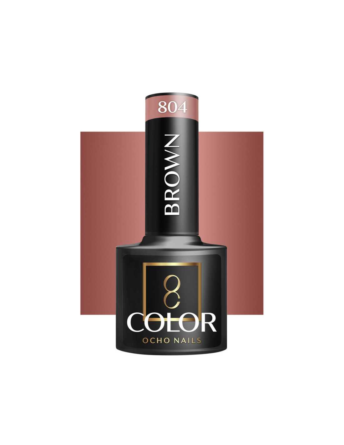 OCHO NAILS Brown Hybrid Polish 804 -5g