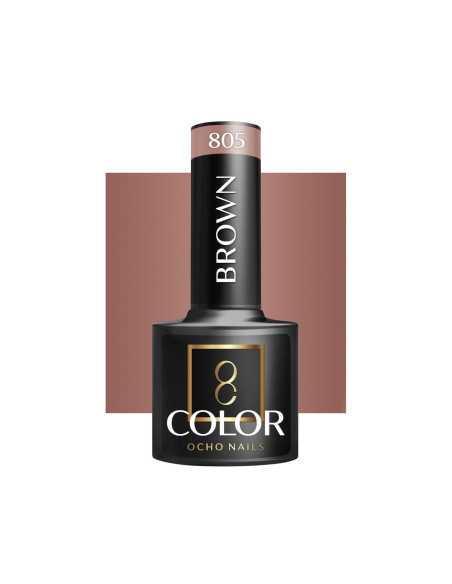 OCHO NAILS Barniz híbrido marrón 805 -5 g