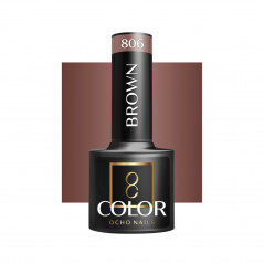 OCHO NAILS Hybrid varnish brown 806 -5 g