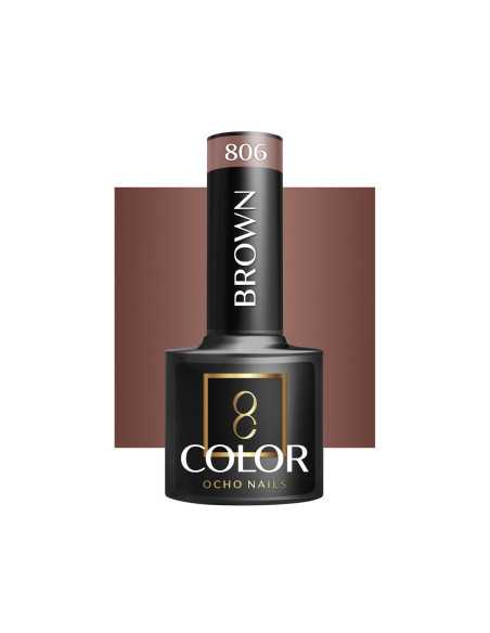 OCHO NAILS Hybrid varnish brown 806 -5 g