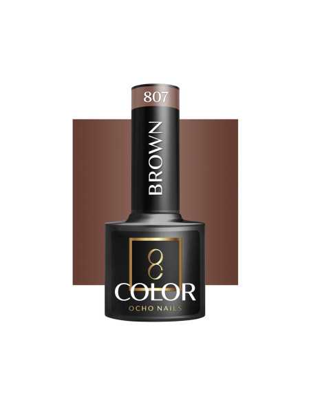 OCHO NAILS Hybrid varnish brown 807 -5 g