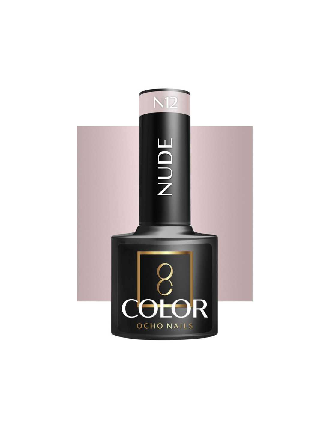 OCHO NAILS Nude N12 Hybrid-Nagellack -5g