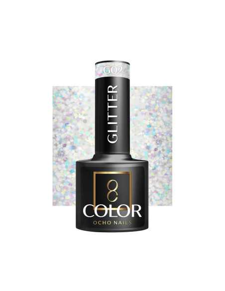 OCHO NAILS Verniz gel cintilante G02 - 5 g