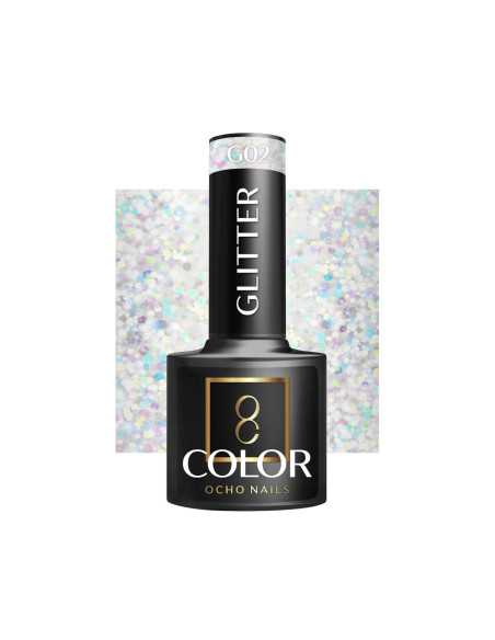 OCHO NAILS Smalto Gel Glitter G02 -5 g