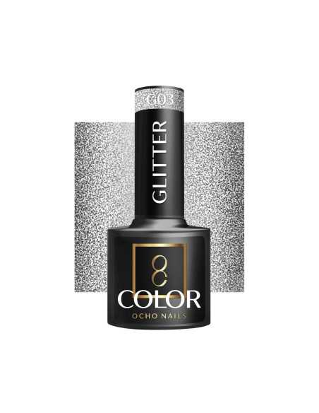 OCHO NAILS Glitter-Gel-Nagellack G03 -5 g