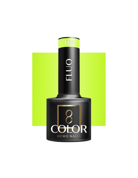 OCHO NAILS Fluo hybride nagellak F01 -5 g