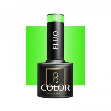 OCHO NAILS Vernis hybride fluo F02 -5 g