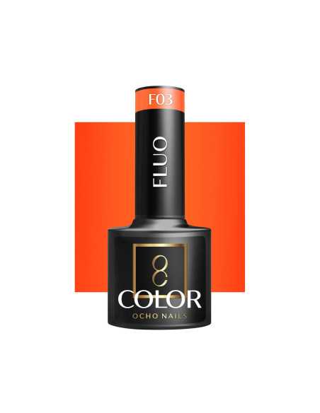 OCHO NAILS Fluo hybrid nail polish F03 -5 g