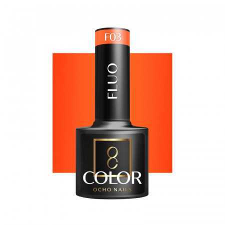 OCHO NAILS Verniz híbrido fluo F03 - 5 g