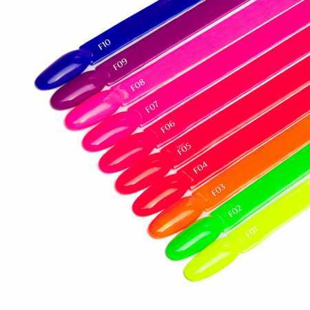 OCHO NAILS Verniz híbrido fluo F03 - 5 g