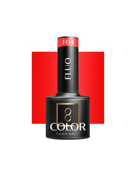 OCHO NAILS Fluo hybrid nail polish F04 -5 g