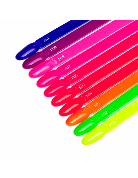 OCHO NAILS Fluo hybride nagellak F04 -5 g
