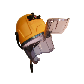 Casque sèche cheveux jaune 1100w  2