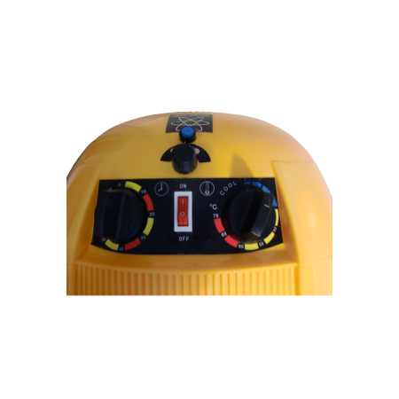Casque sèche cheveux jaune 1100w 
