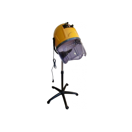 Casque sèche cheveux jaune 1100w 