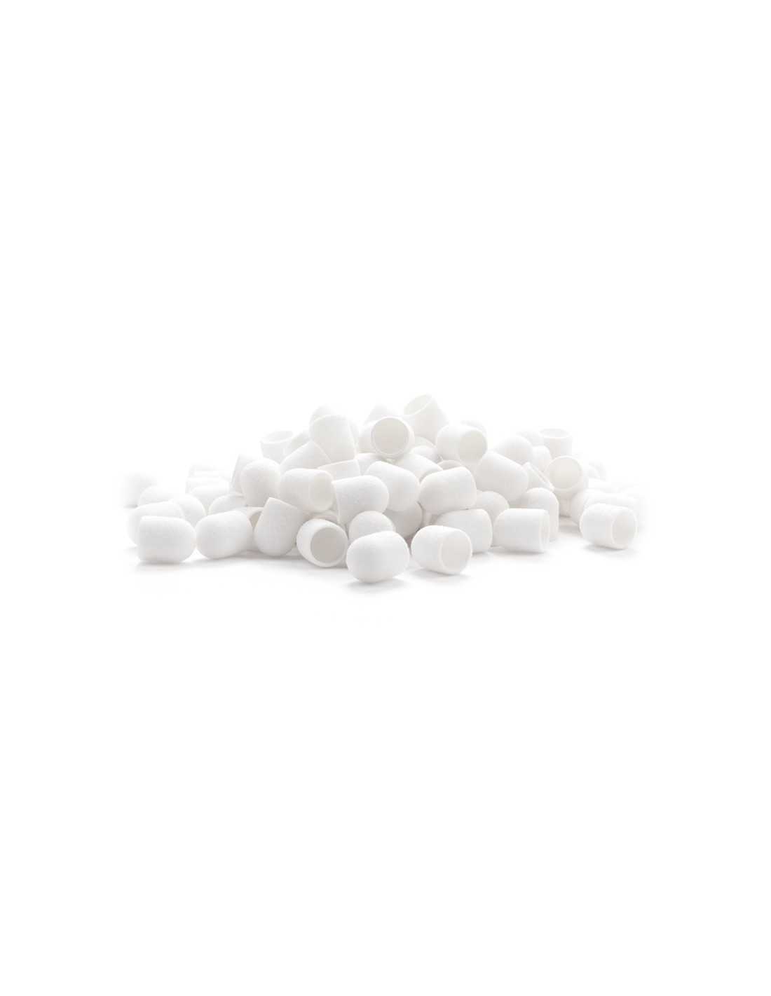 Exo abrasive cap 13 mm/60 100 pieces Hard Cap white
