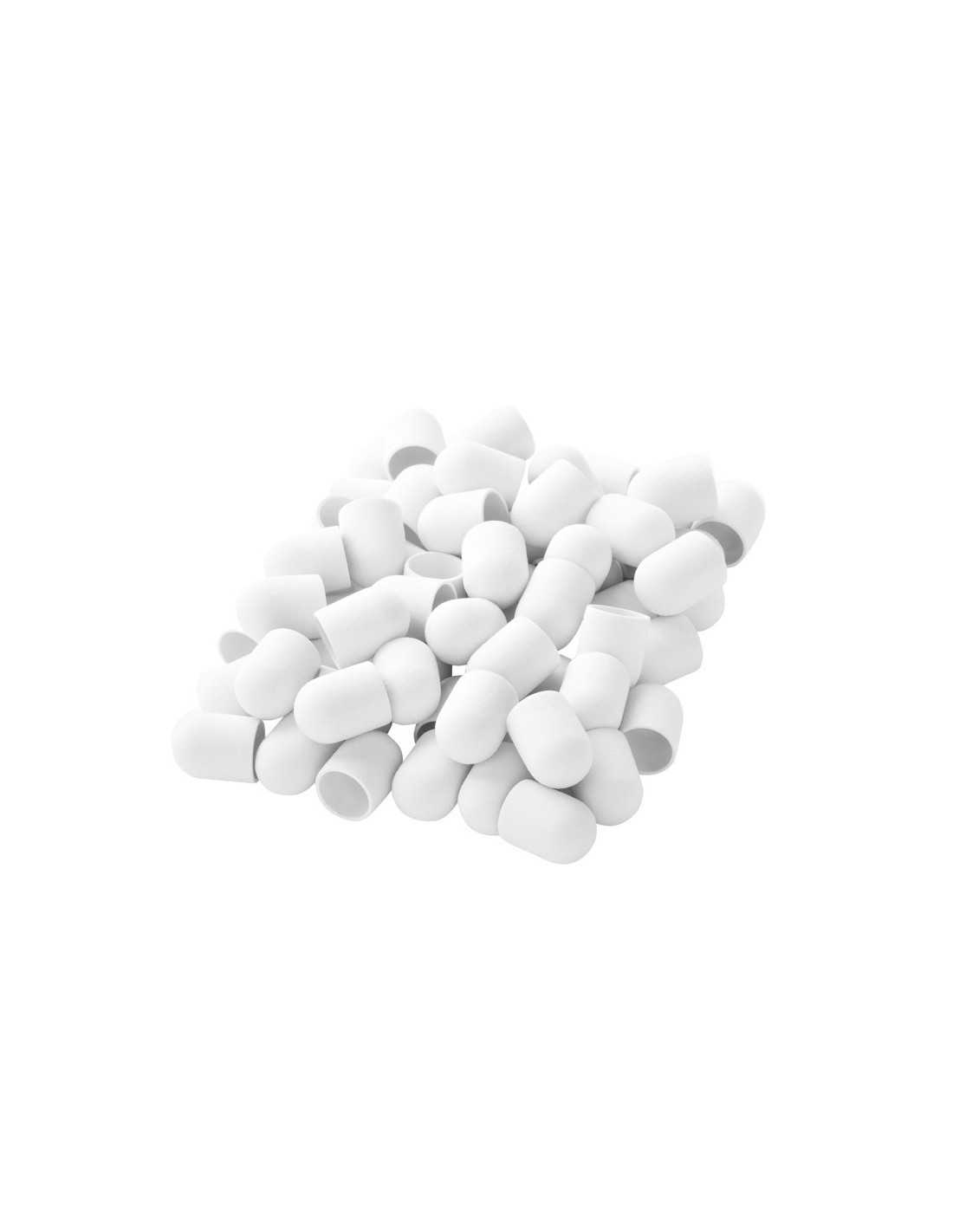 Exo abrasive cap 13 mm/220 100 pieces Hard Cap white