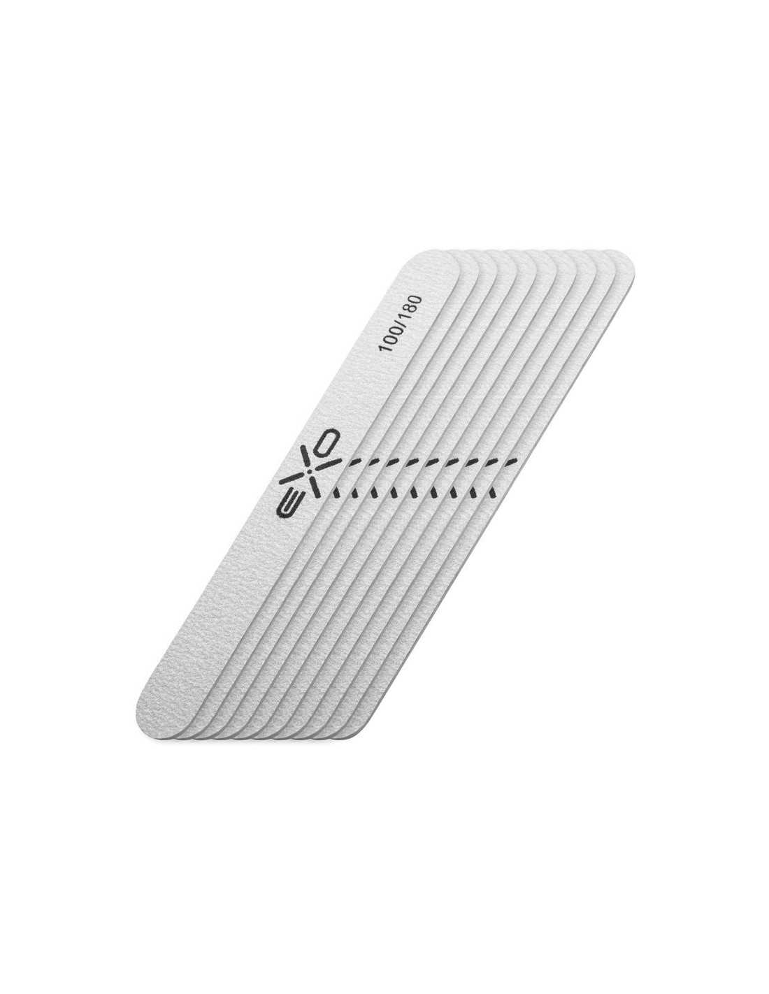 Exo 100/180 Straight Fine Nail File 10 pcs.