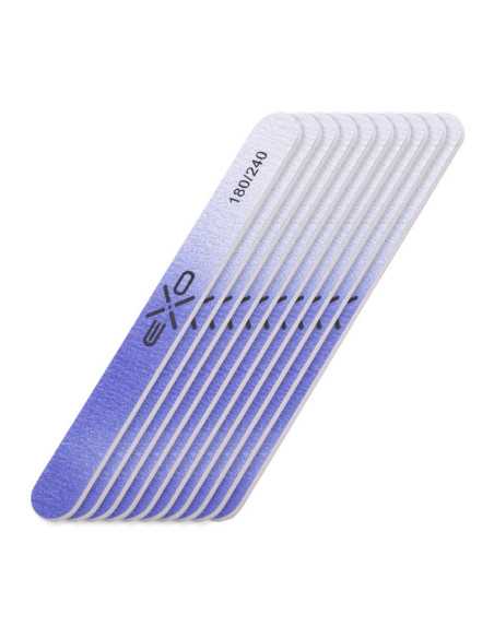 Exo straight file 180/240 10 pcs. color