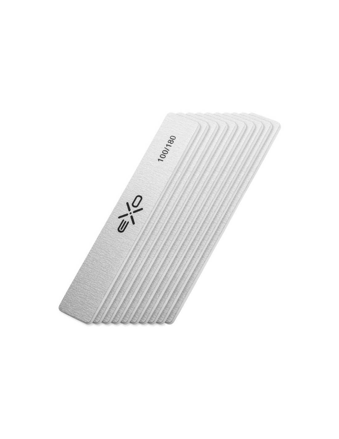 Exo 100/180 Wide Straight Nail File 10 pcs.