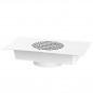 Integrated dust absorber, white