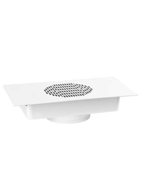 Absorbeur de poussière intégré, blanc 