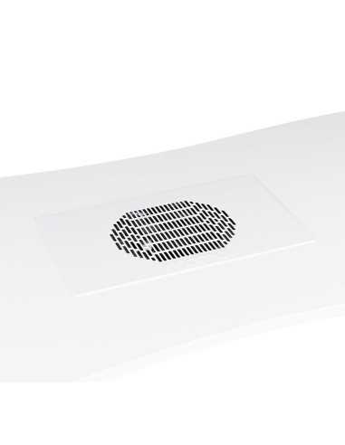 Absorbeur de poussière intégré, blanc 