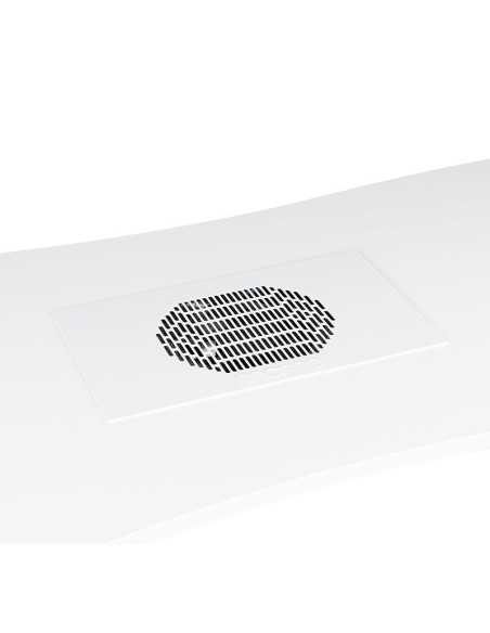 Absorbeur de poussière intégré, blanc 