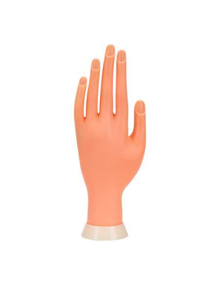 Pratique de la paume de la main apprenant les conseils de manucure pour les ongles 35