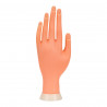 Pratique de la paume de la main apprenant les conseils de manucure pour les ongles 35