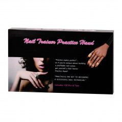 Hand palm practice learning manicure nails tips 95