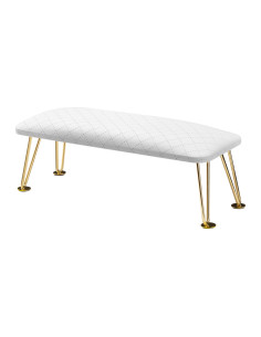 Support manucure 6-M pique blanc doré