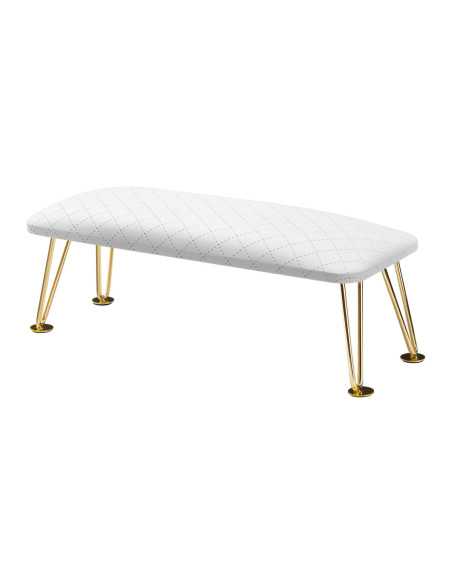 Support manucure 6-M pique blanc doré