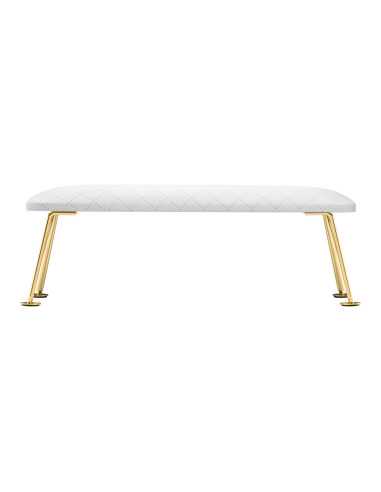 Support manucure 6-M pique blanc doré
