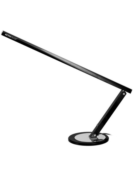 Lampada da scrivania a led nera sottile 