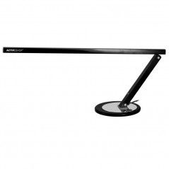 Lámpara de escritorio led negra delgada 