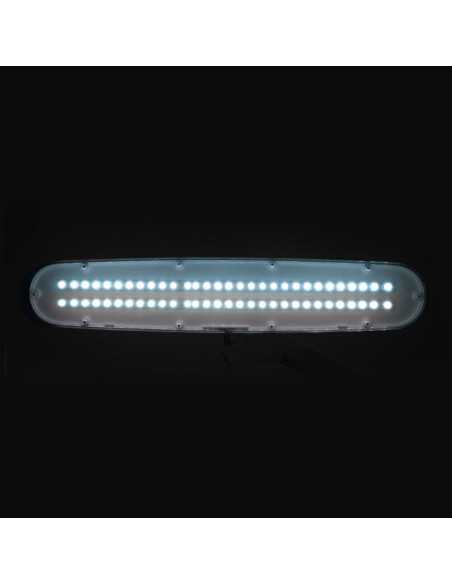 Lampe d'atelier LED Elegante 801-s avec étau standard blanc