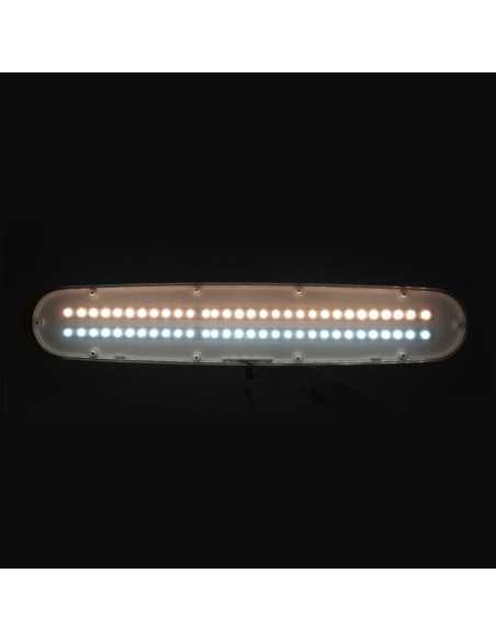 Lampe d'atelier LED Elegante 801-TL avec pied réglable intensité et couleur de la lumière blanche