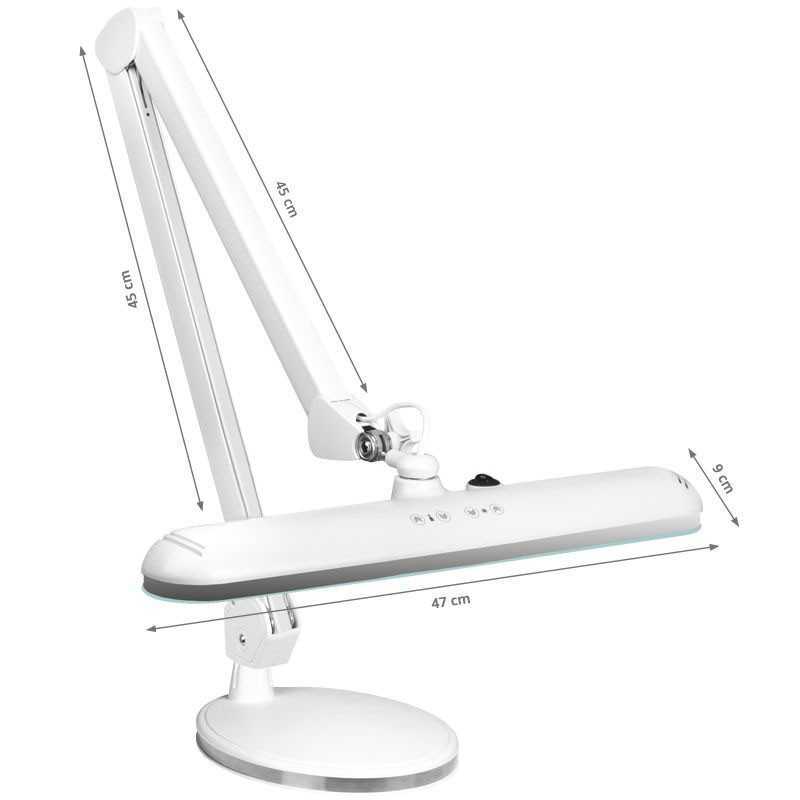 LED workshop lamp Elegante 801 TL with adjustable base intensity