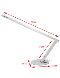 Lampa na biurko Slim 20W aluminium