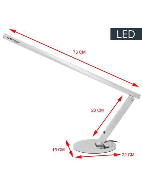 Lampa na biurko Slim led aluminium