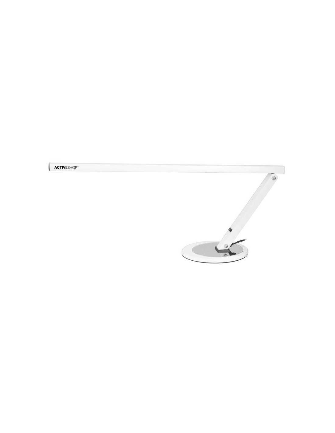 Schlanke weiße 20-W-Schreibtischlampe