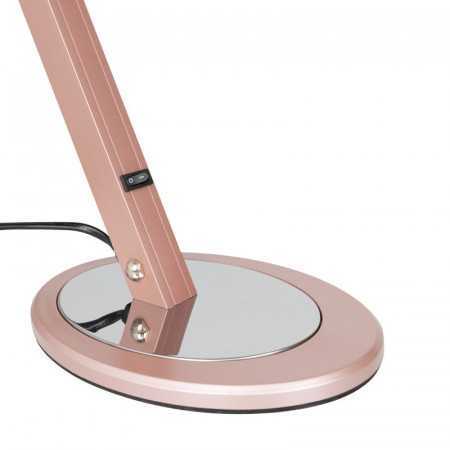 LAMPA NA BIURKO SLIM LED RÓŻOWE ZŁOTO 