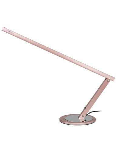 Lampada da scrivania slim 20w oro rosa