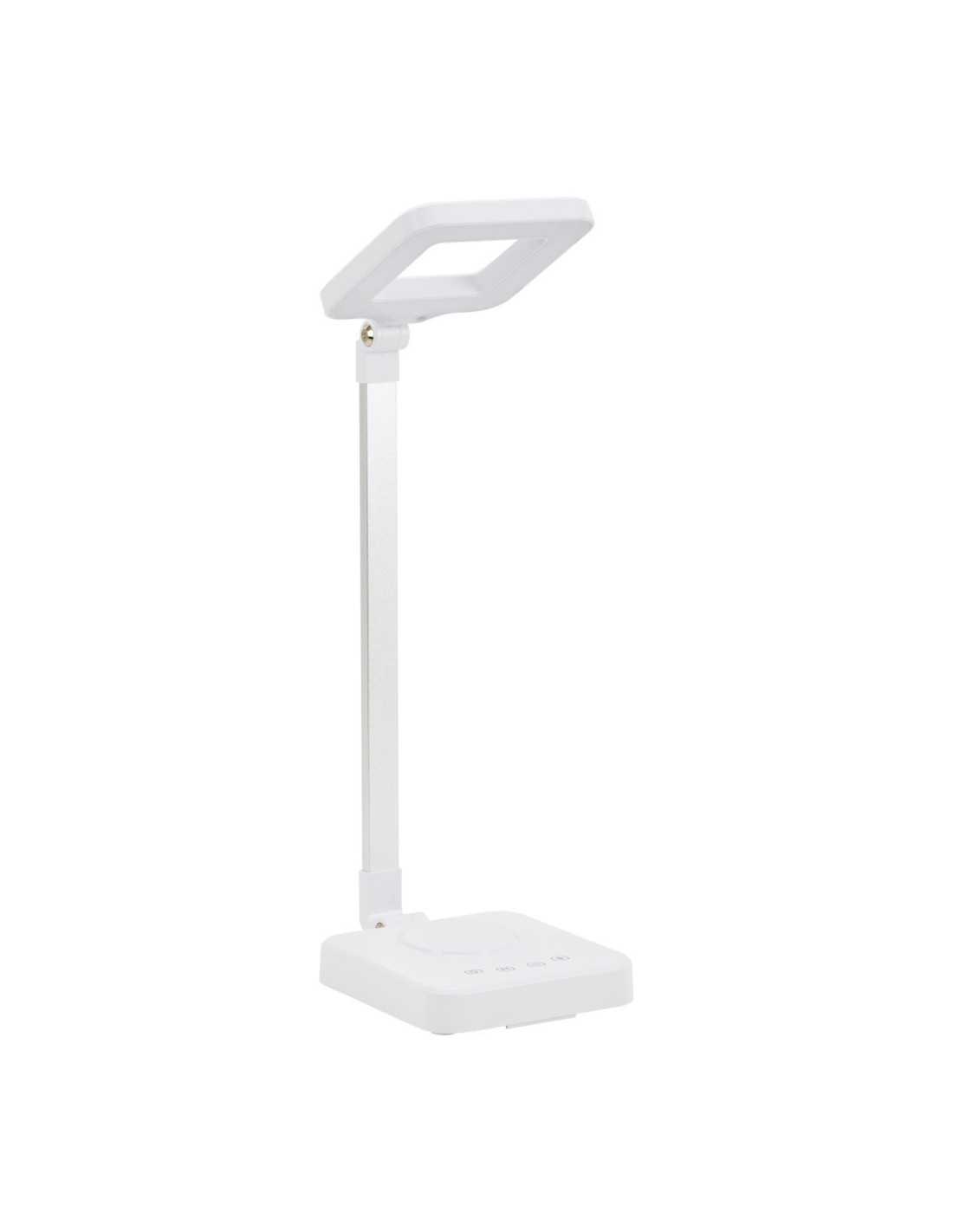Elegante lámpara de escritorio LED cuadrada 804