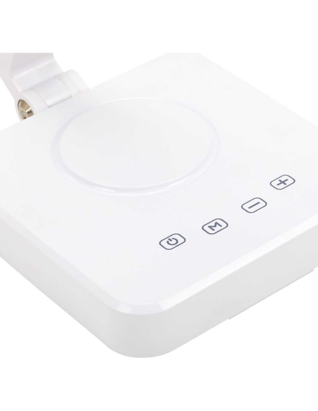 Elegante lámpara de escritorio LED cuadrada 804