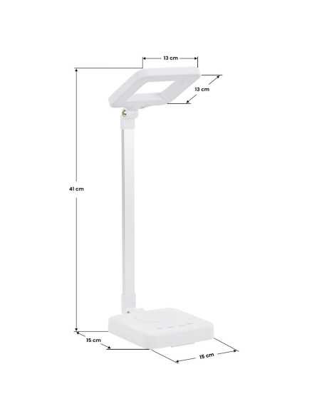 Lampe de bureau Elegante led carré 804